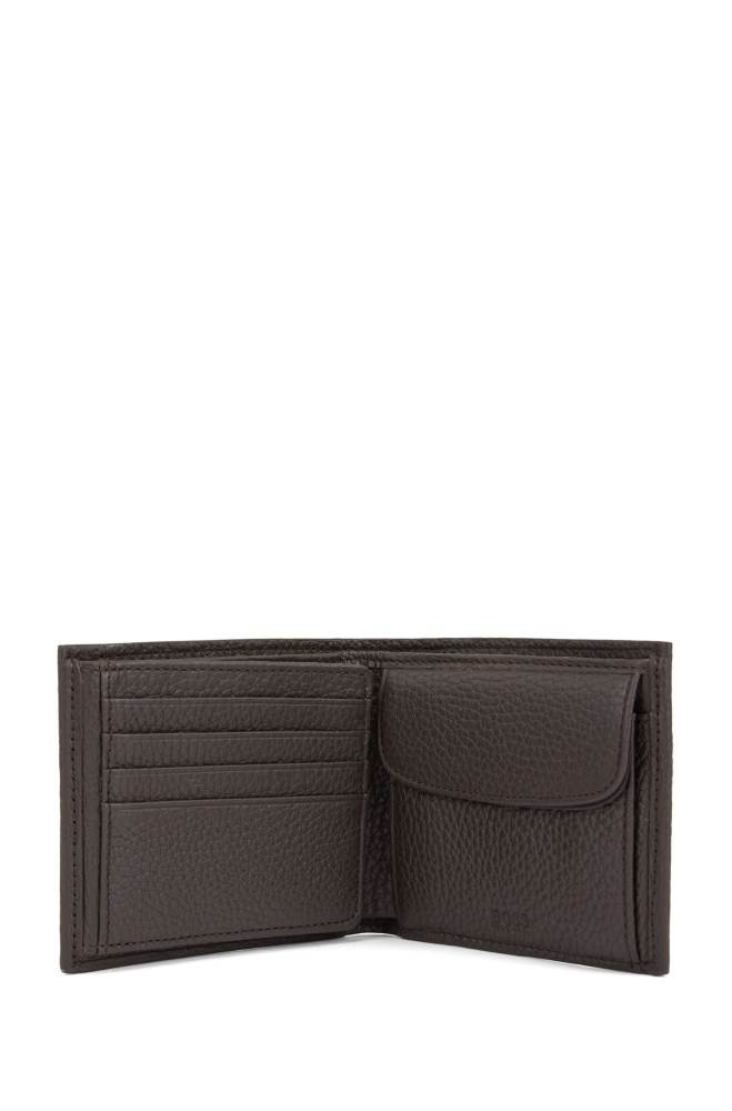 Hugo Boss Trifold wallet Mørke Brune | CZrpgB2e