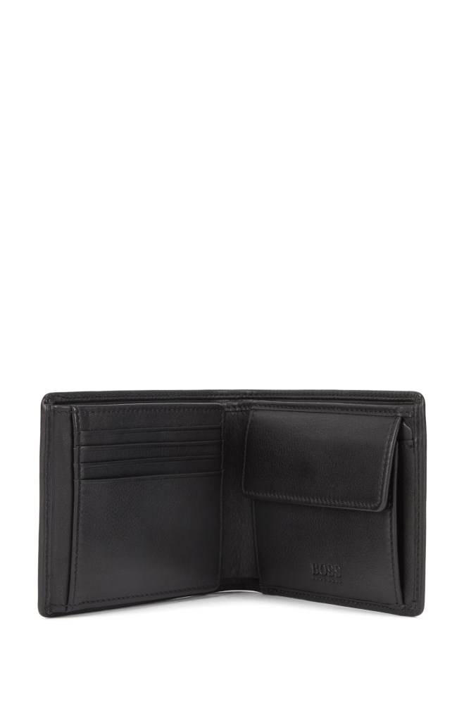 Hugo Boss Trifold wallet Svarte | QD5BY3KG