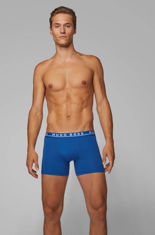 Hugo Boss Triple pack of boxer briefs Blå | mbZWXhr1