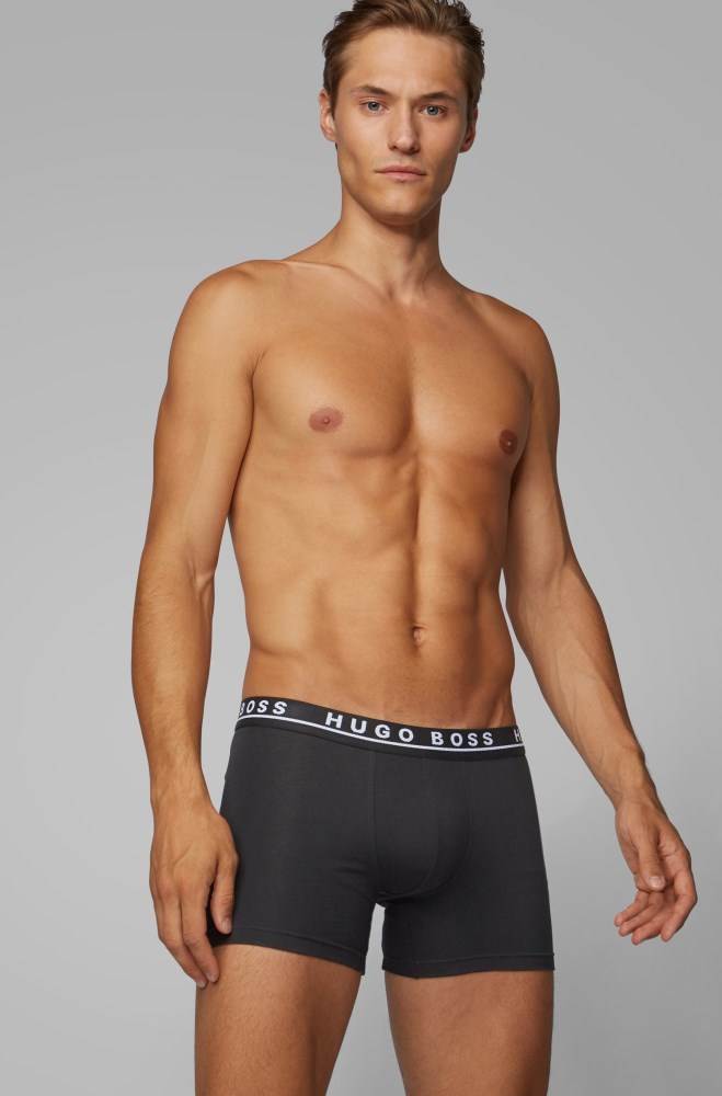 Hugo Boss Triple pack of boxer briefs Svarte | WNvqlCcO