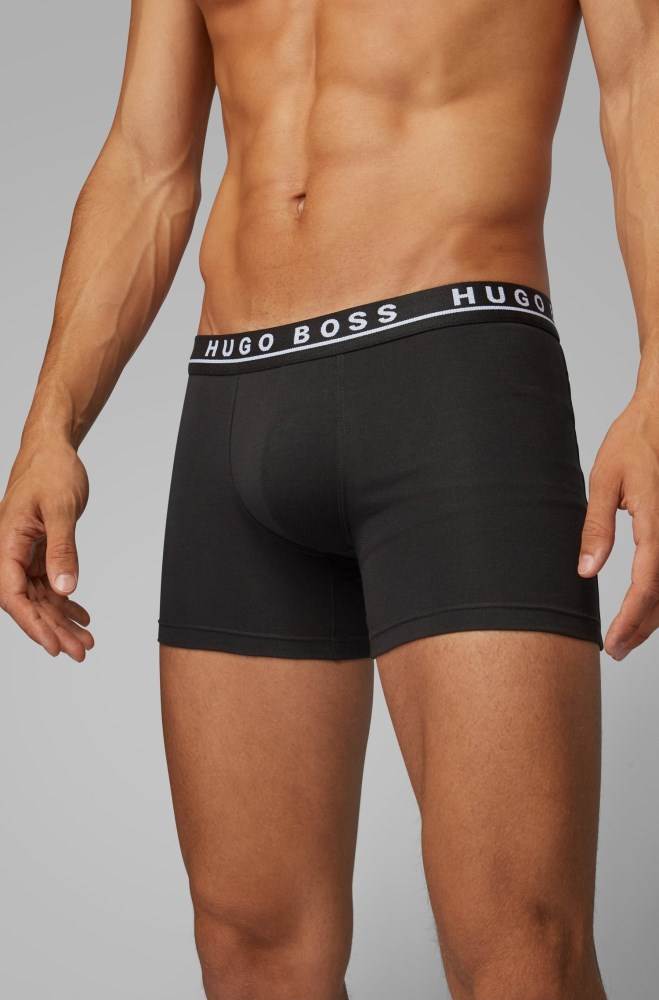 Hugo Boss Triple pack of boxer briefs Svarte | WNvqlCcO