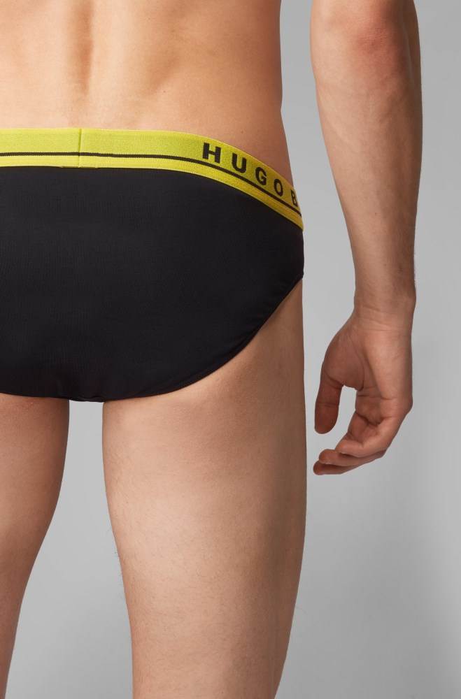 Hugo Boss Triple-pack of logo briefs Patterned | SRBURCYI