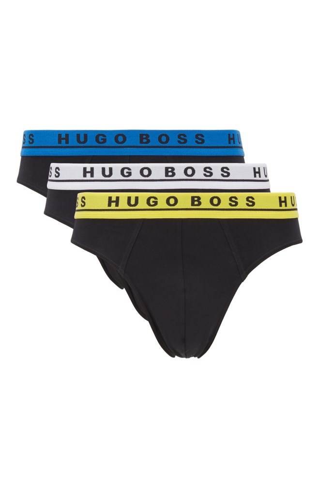 Hugo Boss Triple-pack of logo briefs Patterned | SRBURCYI