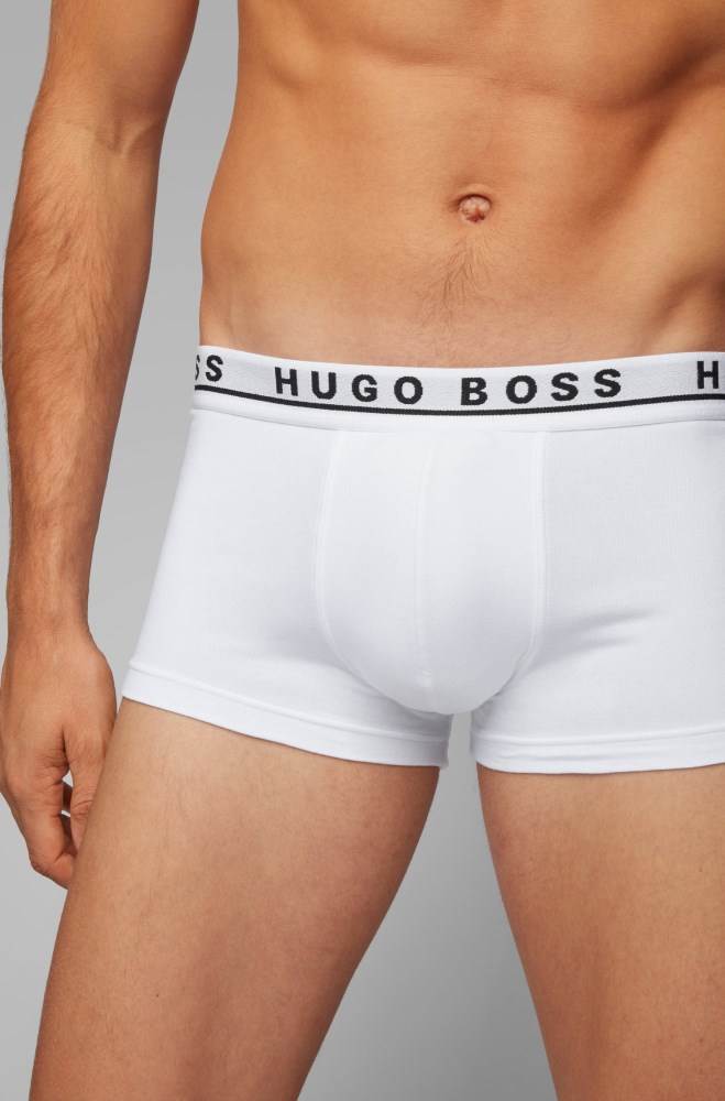 Hugo Boss Triple pack of trunks Hvite | Kos9DtUR