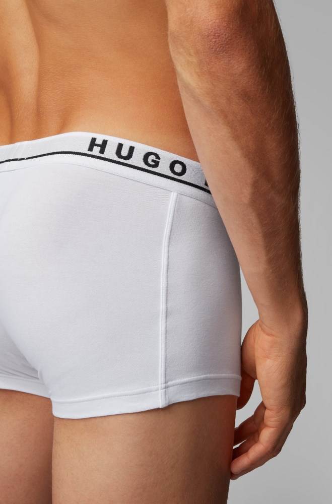 Hugo Boss Triple pack of trunks Hvite | Kos9DtUR