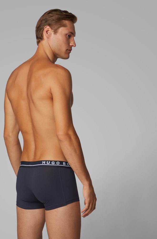 Hugo Boss Triple pack of trunks Mørke Blå | jXmuKsyC