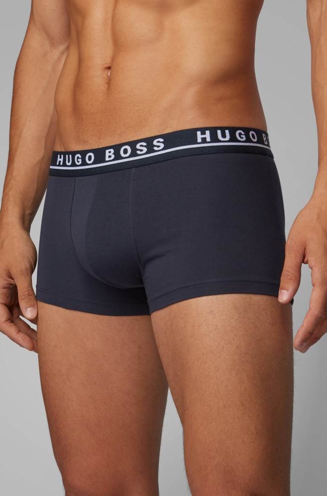 Hugo Boss Triple pack of trunks Mørke Blå | jXmuKsyC