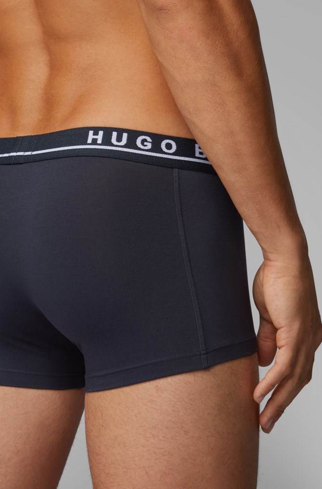 Hugo Boss Triple pack of trunks Mørke Blå | jXmuKsyC