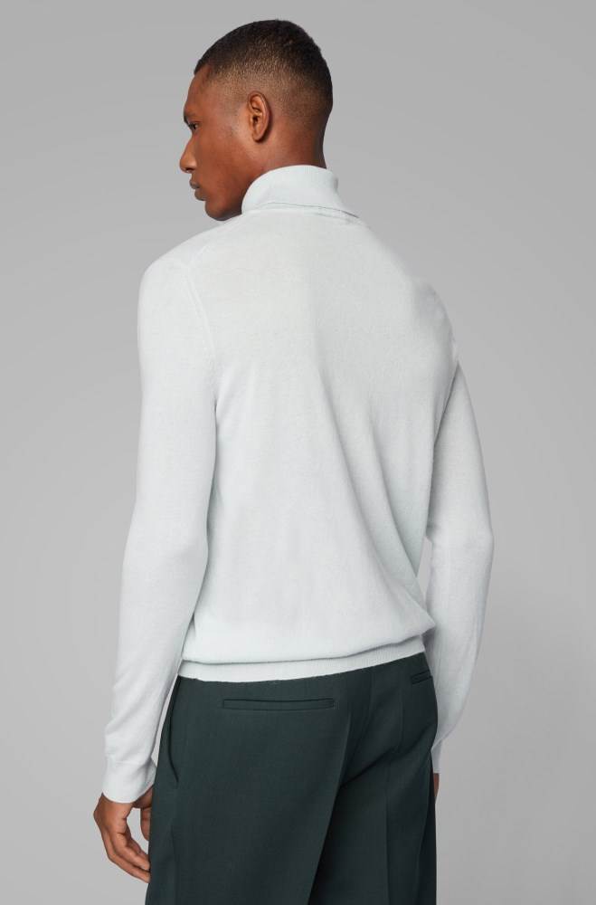 Hugo Boss Turtleneck sweater Lyse Grønn | eranbb08