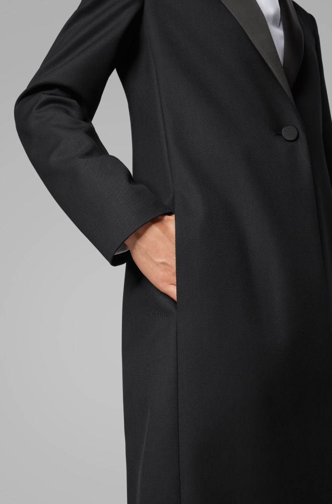 Hugo Boss Tuxedo-style coat Svarte | EDGVbUTg