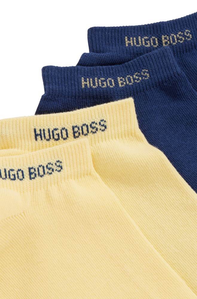 Hugo Boss Two-pack of ankle socks Gul | wcRShERt