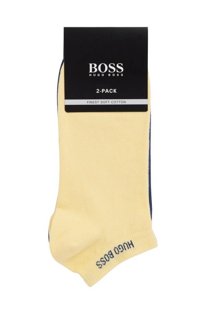 Hugo Boss Two-pack of ankle socks Gul | wcRShERt