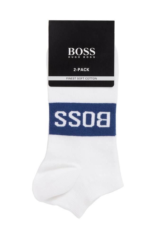 Hugo Boss Two-pack of ankle socks Hvite | 8PPgspP2