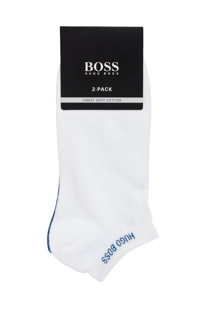 Hugo Boss Two-pack of ankle socks Hvite | YSBjDUtC