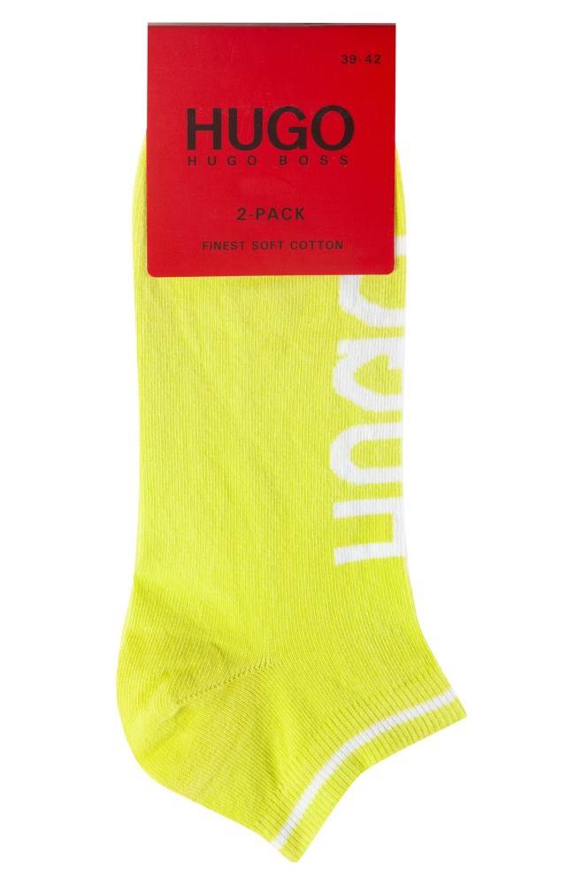 Hugo Boss Two-pack of ankle socks Lyse Gul | Wf5vQCZk