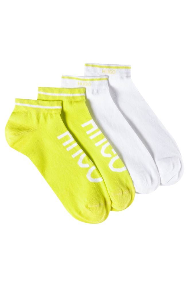 Hugo Boss Two-pack of ankle socks Lyse Gul | Wf5vQCZk