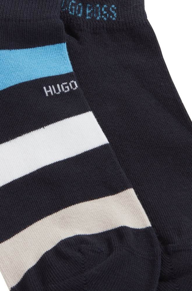 Hugo Boss Two-pack of ankle socks Mørke Blå | AaGqTITf