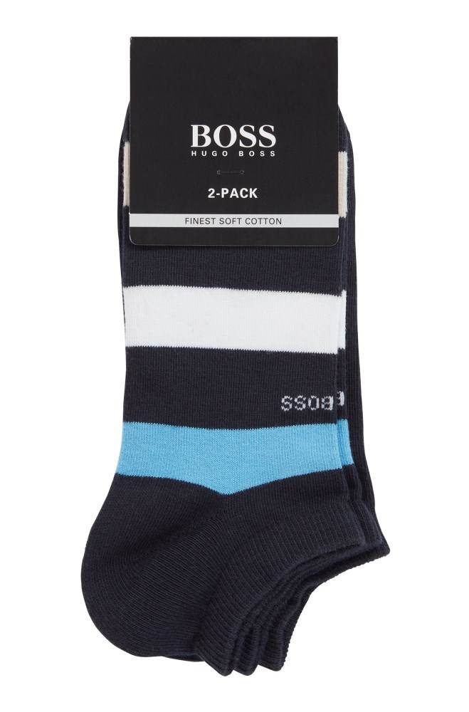 Hugo Boss Two-pack of ankle socks Mørke Blå | AaGqTITf