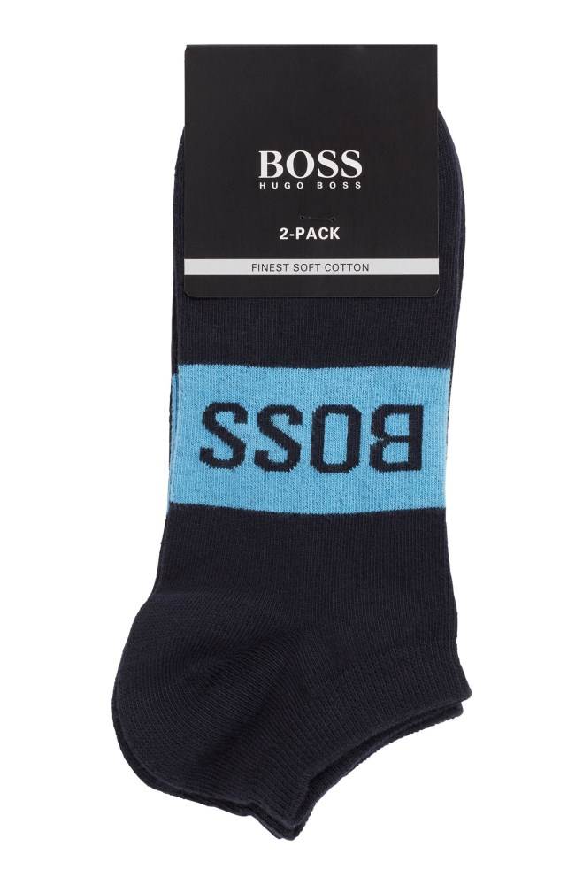 Hugo Boss Two-pack of ankle socks Mørke Blå | RRtVtGQa