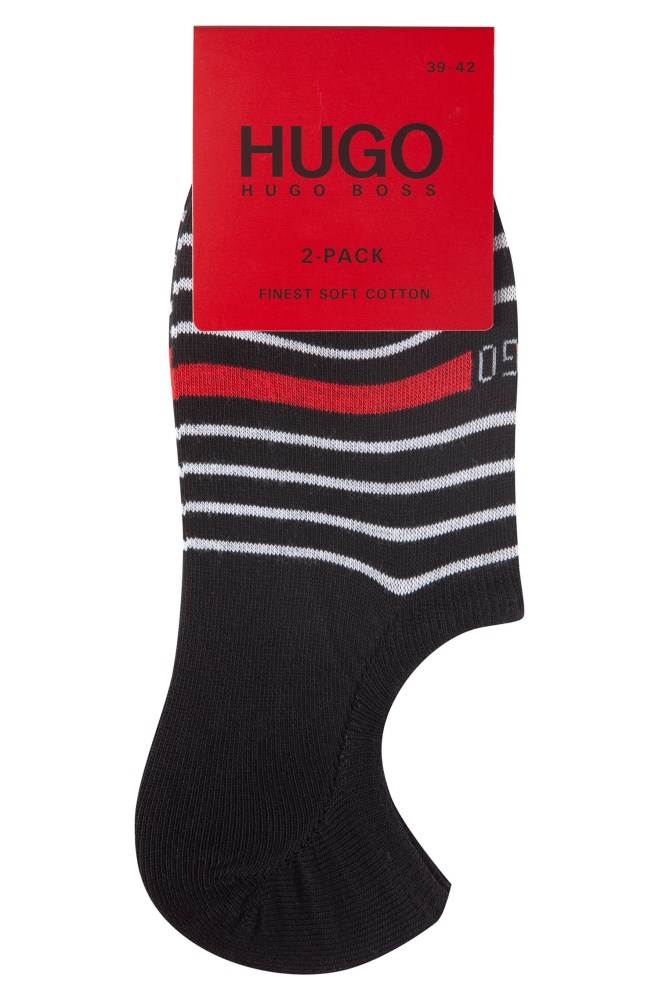 Hugo Boss Two-pack of ankle socks Svarte | mEUFpfuI