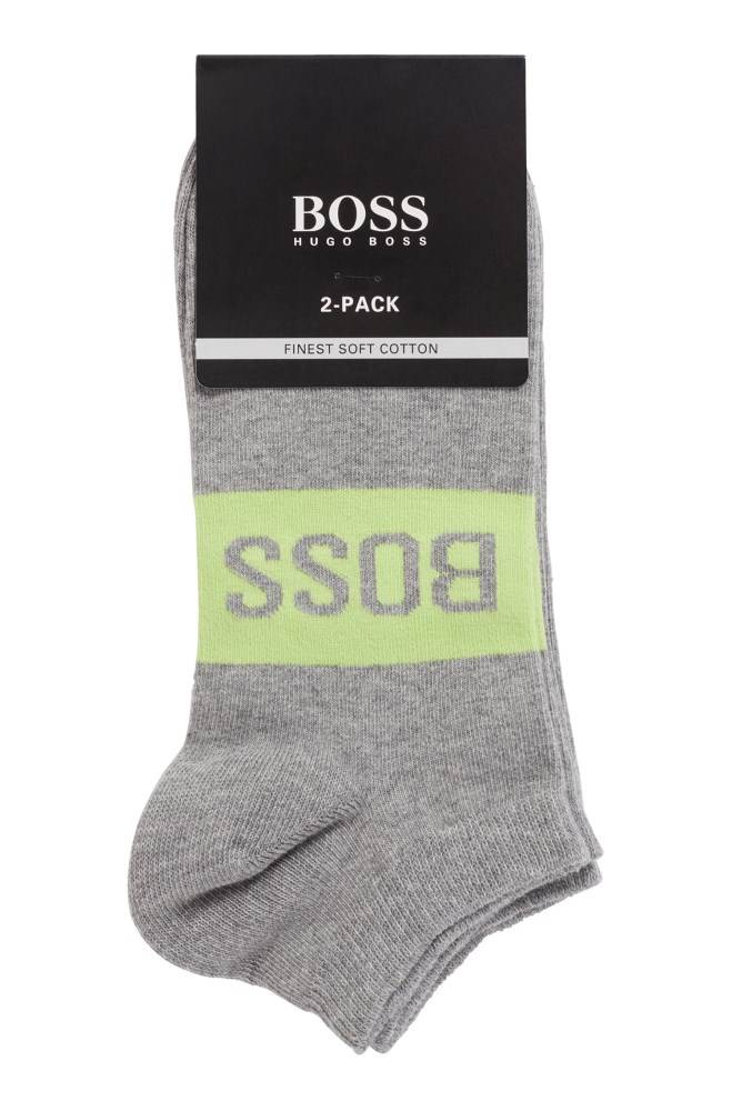 Hugo Boss Two-pack of ankle socks Sølv | K0s7CErM