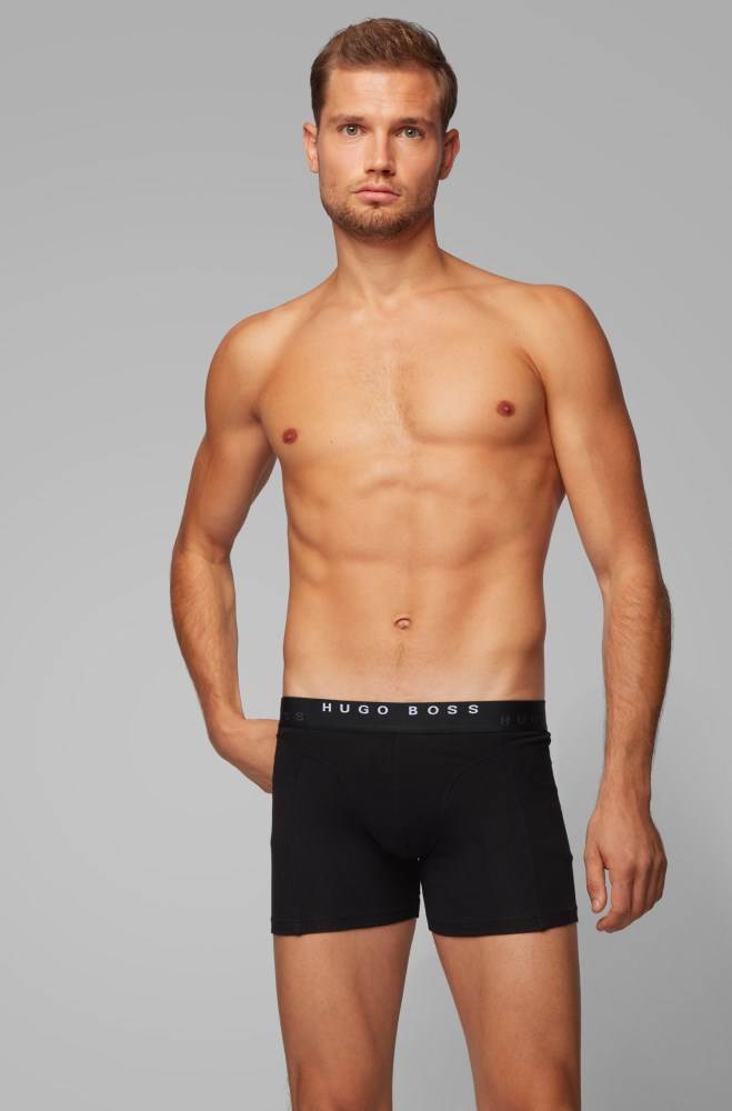 Hugo Boss Two-pack of boxer briefs Blå | 38JRsRnv