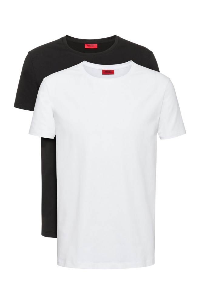 Hugo Boss Two-pack of crew neck T-shirts Hvite | cPrW9WkX