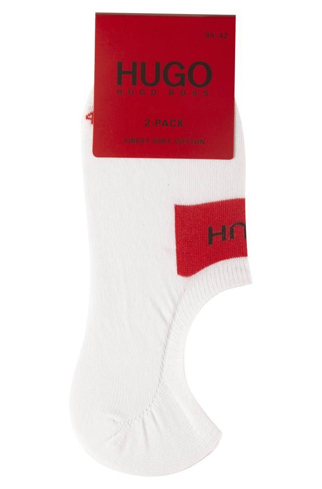 Hugo Boss Two-pack of invisible socks Hvite | xZGWmy6p