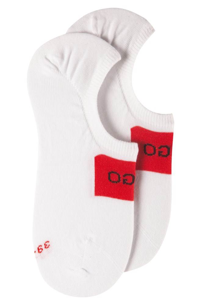 Hugo Boss Two-pack of invisible socks Hvite | xZGWmy6p