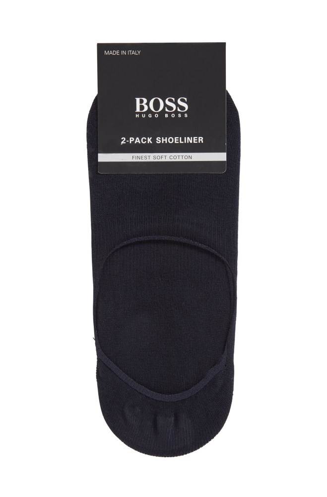 Hugo Boss Two-pack of invisible socks Mørke Blå | cSbSLEEL