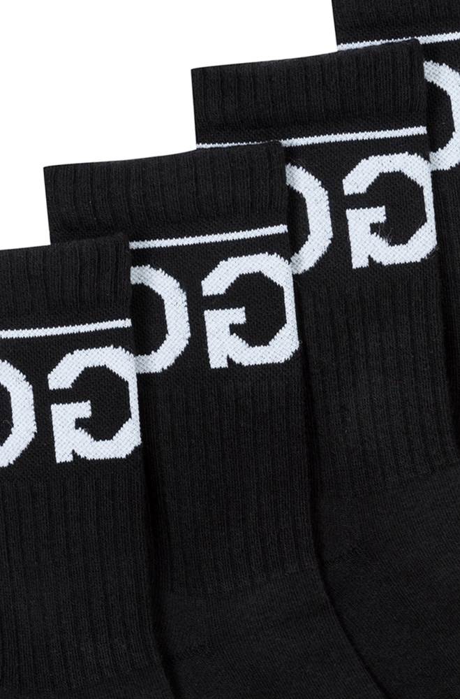 Hugo Boss Two-pack of knitted ankle socks Svarte | xOQ0zvhA