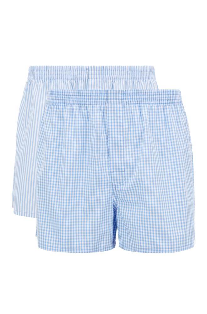 Hugo Boss Two-pack of pyjama shorts Blå | P4a0oKxw