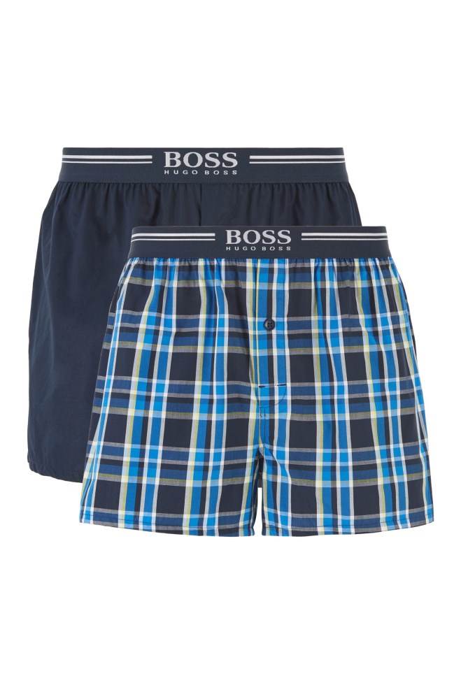 Hugo Boss Two-pack of pyjama shorts Blå | f0al1naZ