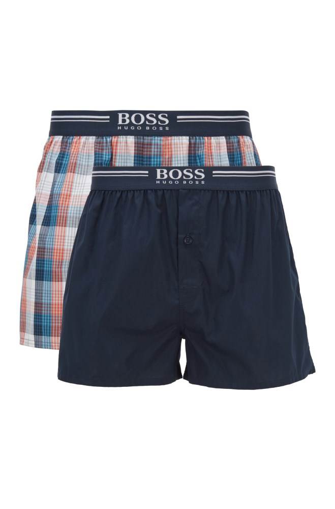 Hugo Boss Two-pack of pyjama shorts Lyse Oransje | PixktpO9