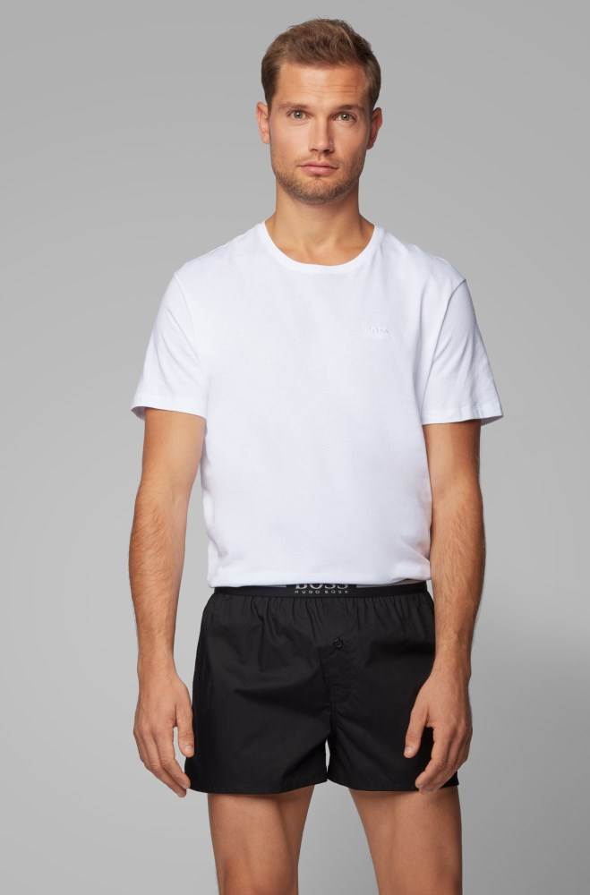 Hugo Boss Two-pack of pyjama shorts Mørke Rød | gRQRYGPC