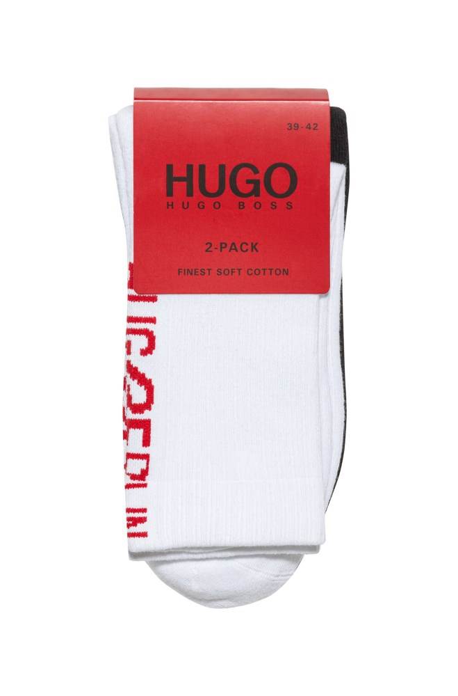 Hugo Boss Two-pack of quarter-length socks Patterned | i0qcmBh4