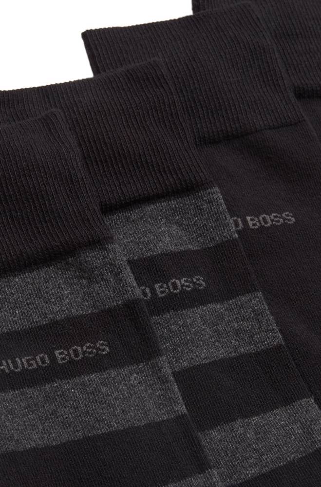 Hugo Boss Two-pack of regular-length socks Svarte | LUzInPje