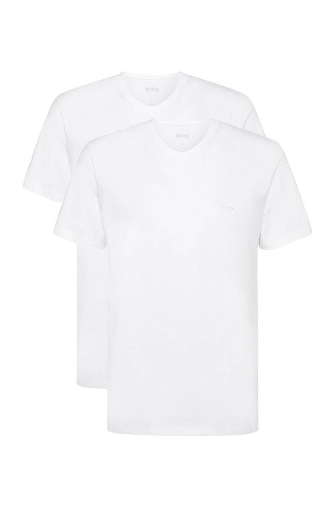 Hugo Boss Two-pack of relaxed-fit underwear T-shirts Hvite | CTkUeVu1