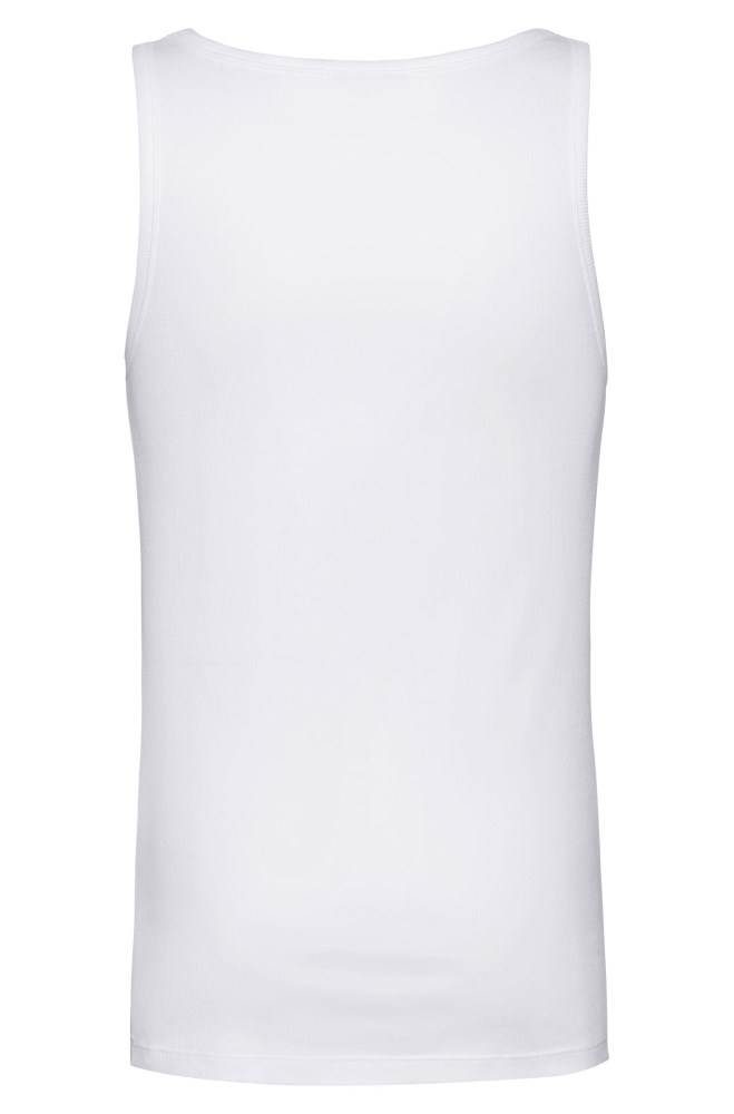 Hugo Boss Two-pack of slim-fit vests Hvite | bwGO8843