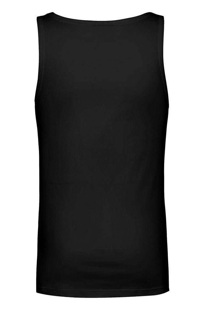 Hugo Boss Two-pack of slim-fit vests Svarte | okwwuBxp