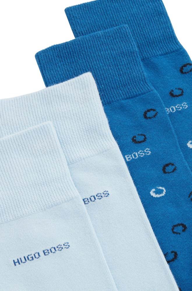 Hugo Boss Two pack of socks Blå | SeXIINy8