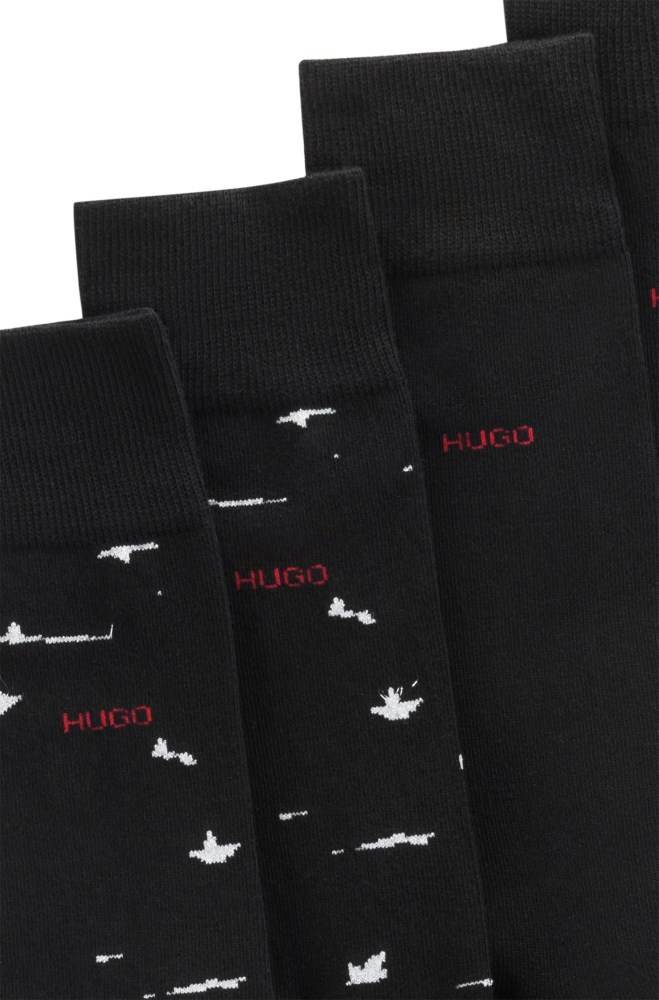 Hugo Boss Two-pack of socks Svarte | FpsPUUBW