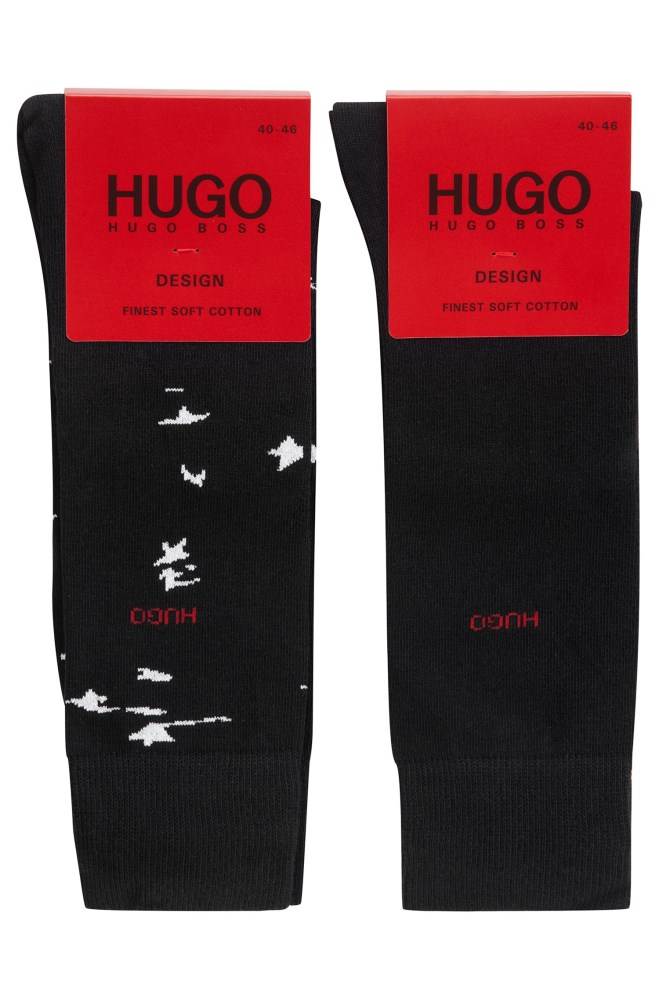 Hugo Boss Two-pack of socks Svarte | FpsPUUBW