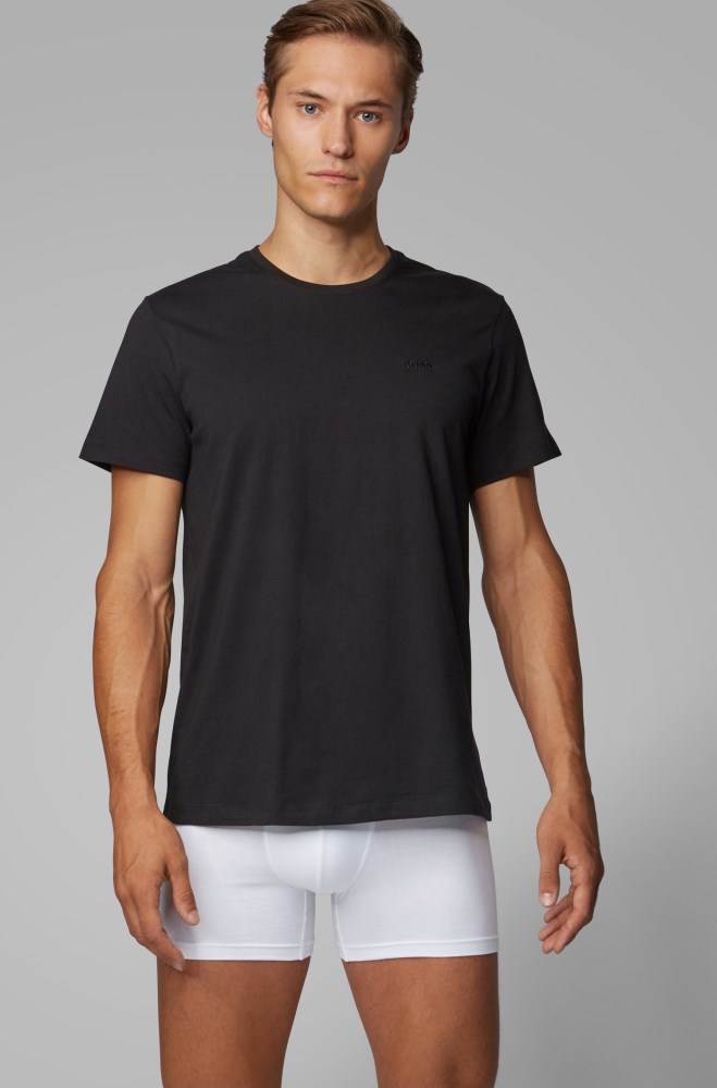 Hugo Boss Two-pack of underwear T-shirts Svarte | QdhdQWpW