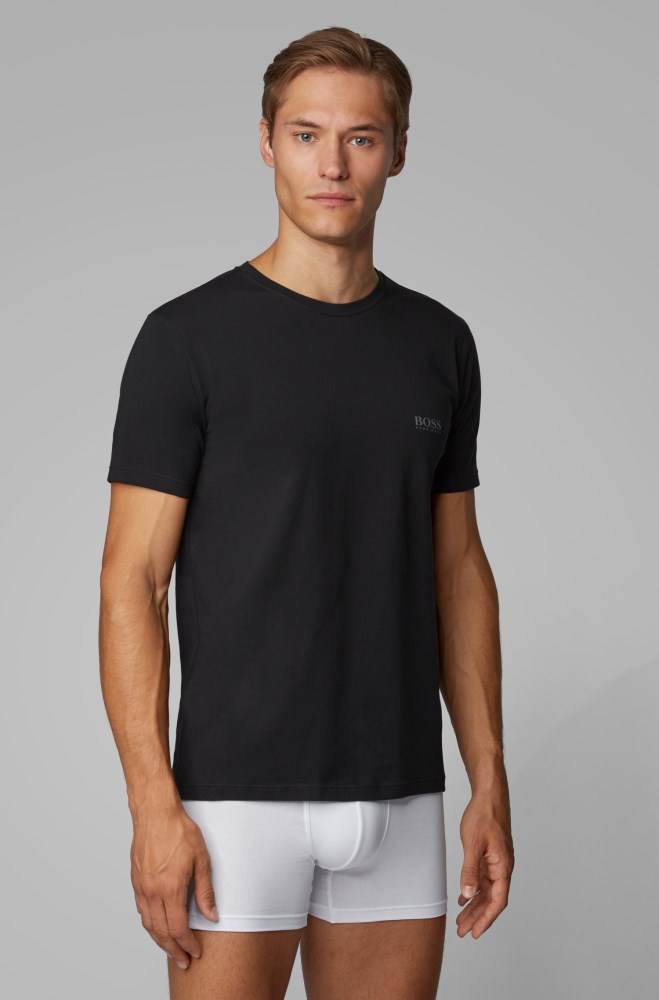 Hugo Boss Two-pack of underwear T-shirts Svarte | c5yQcgRR