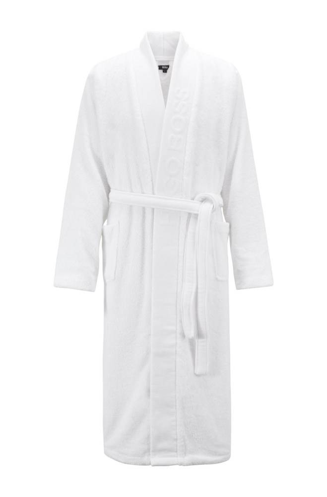 Hugo Boss Unisex dressing gown Hvite | 85pBMnnx