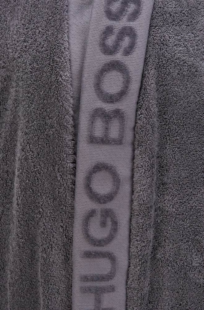 Hugo Boss Unisex dressing gown Svarte | WOXbhxEU