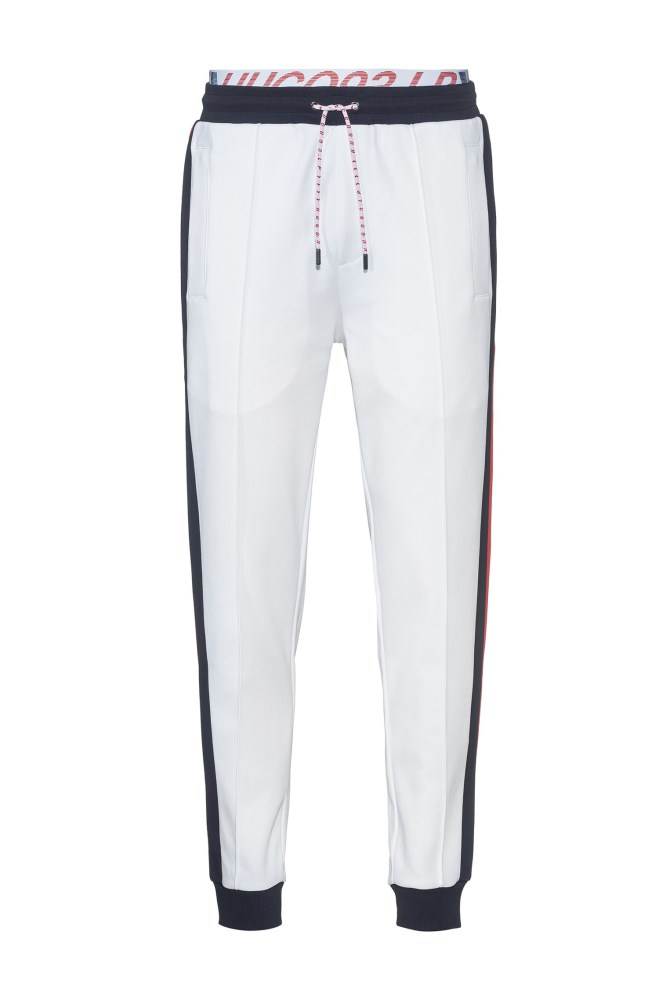 Hugo Boss Unisex jogging trousers Hvite | V1oQUabq