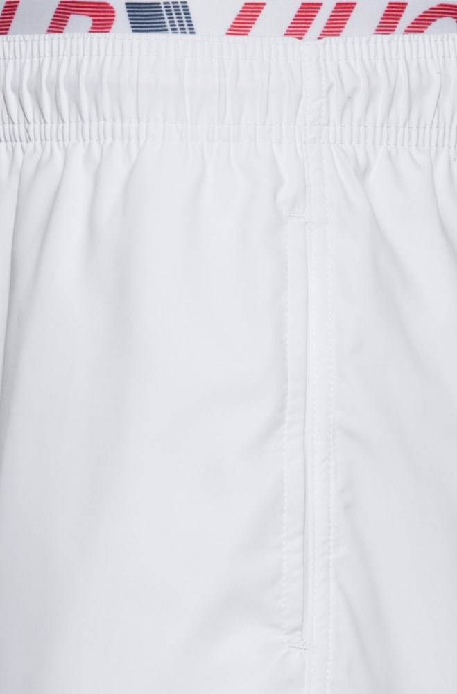 Hugo Boss Unisex quick-drying swim shorts Hvite | TZGYsiva