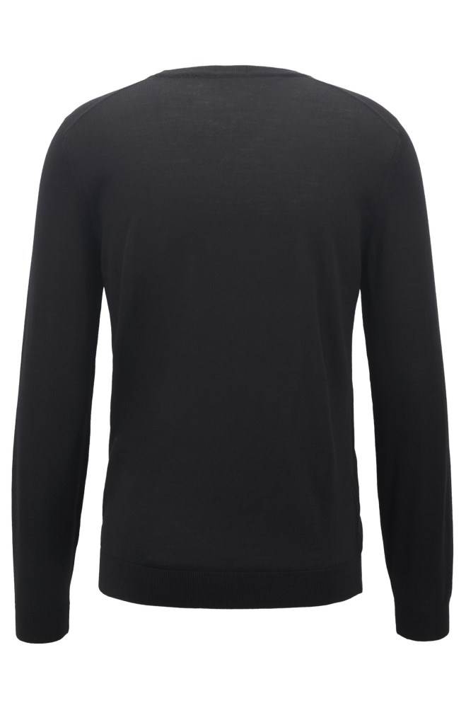 Hugo Boss V-neck sweater Svarte | kJRdXT3i